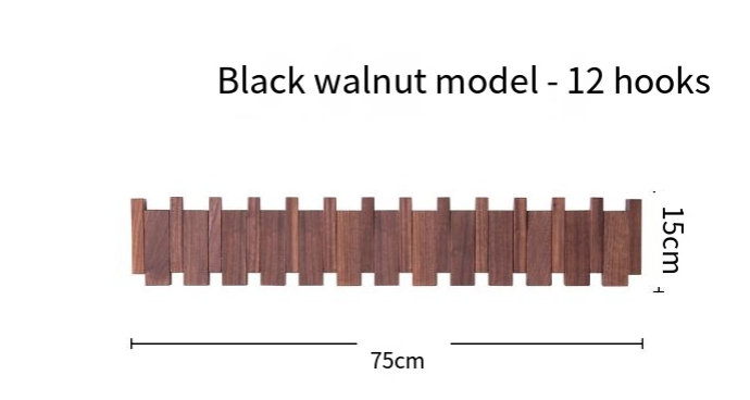 coat rack Wooden piano-style