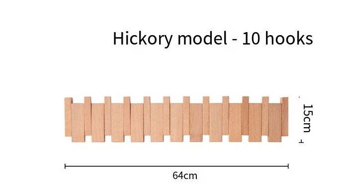 coat rack Wooden piano-style