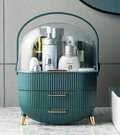 Plastic Makeup Organizer with Dust Proof Storage Box