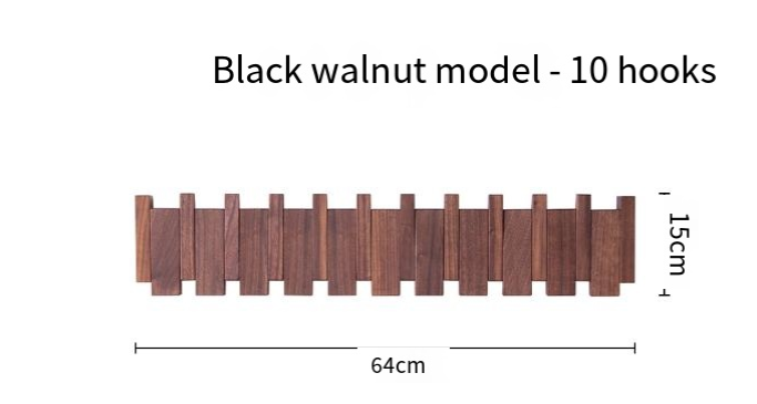 coat rack Wooden piano-style
